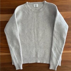 Wilfred Free Isabelli Merino Wool Gray Sweater